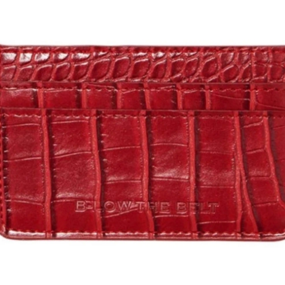 B-Low the Belt Handbags - B-Low the Belt Croc Card Holder